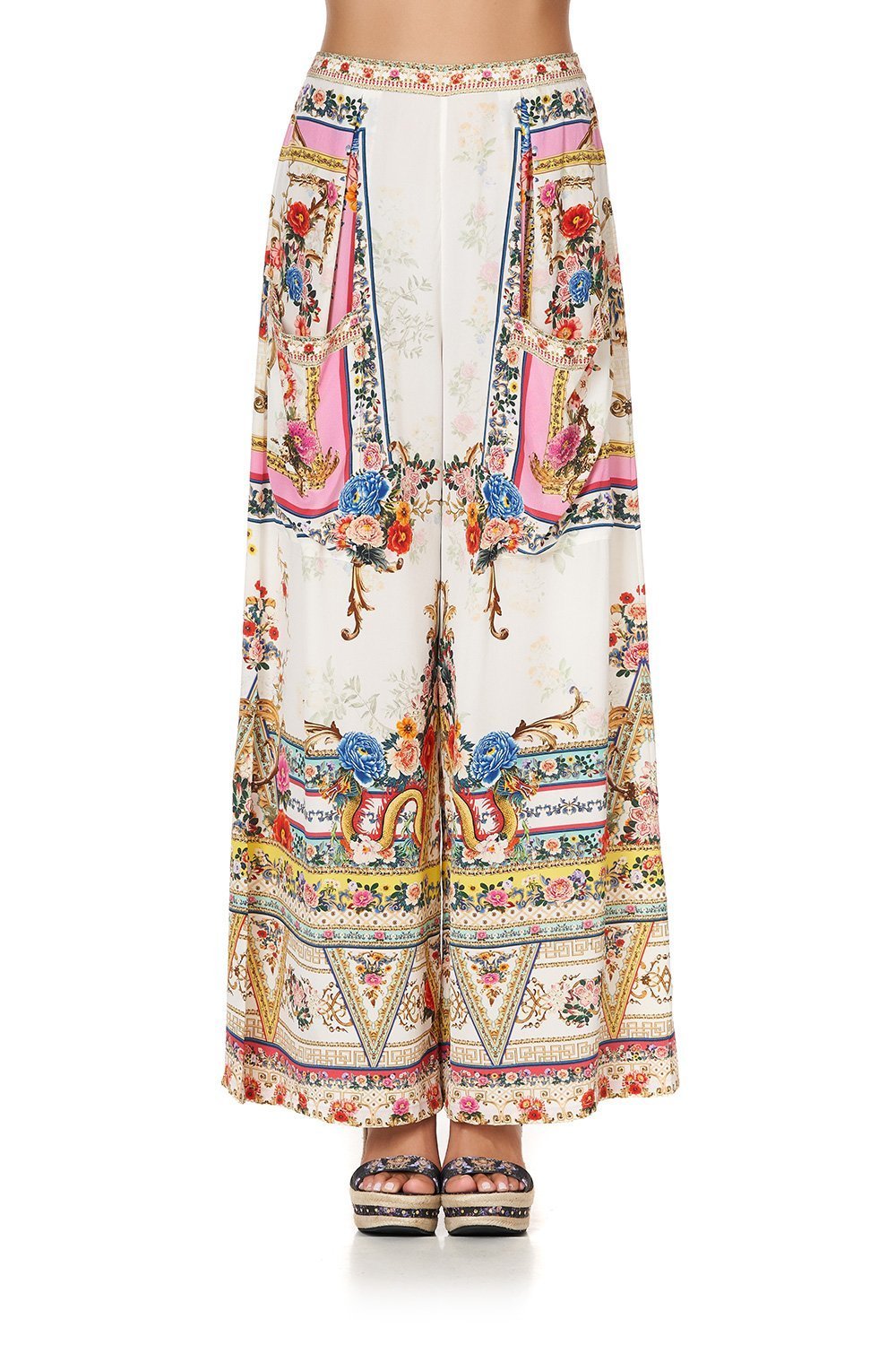 WIDE LEG TROUSER WITH FRONT POCKETS PARTY IN THE PALACE