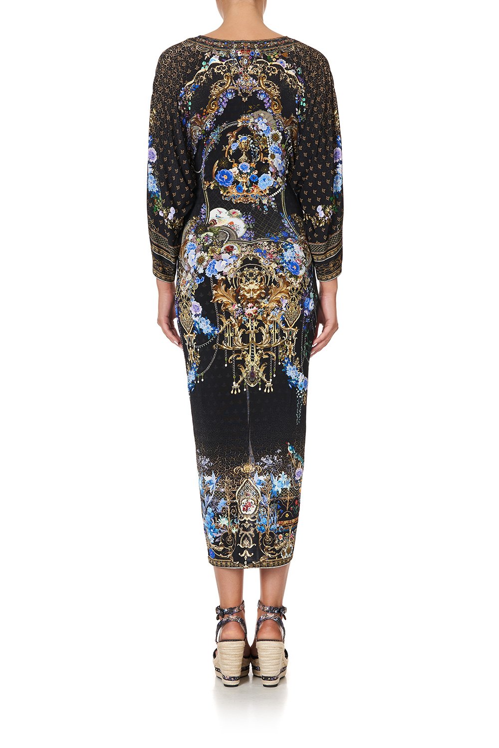 LONG SPLIT FRONT TWIST DRESS PALACE PLAYHOUSE