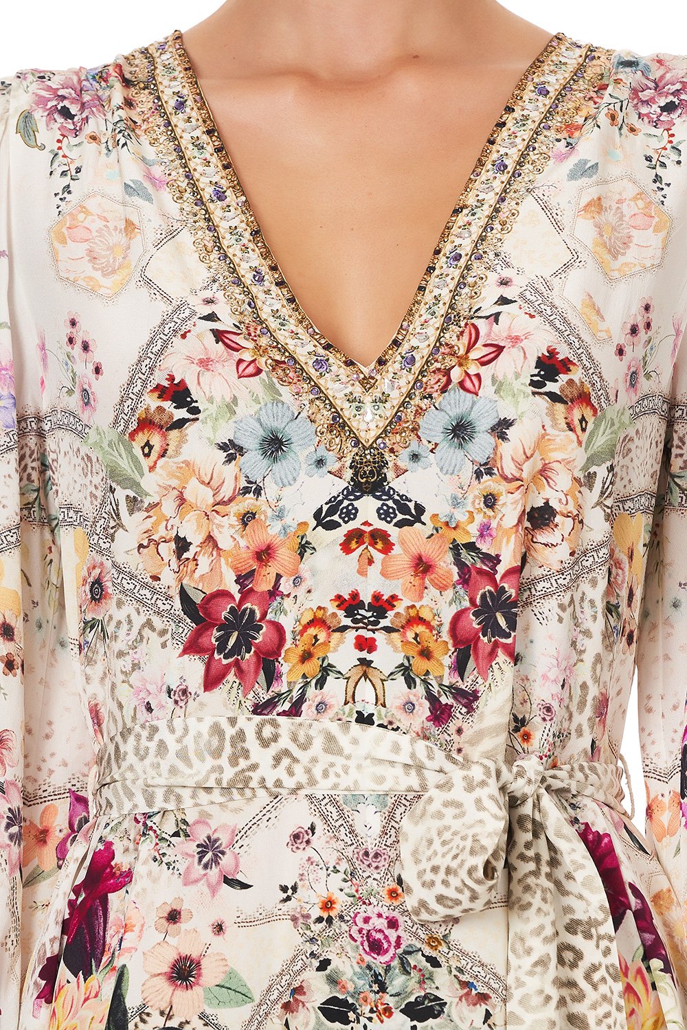 BLOUSON SLEEVE GATHERED DRESS SEW IN LOVE