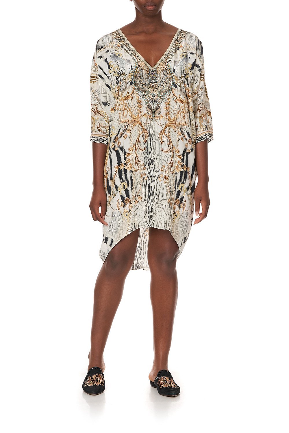 SHORT KAFTAN WITH RAGLAN SLEEVE GATES OF GLORY