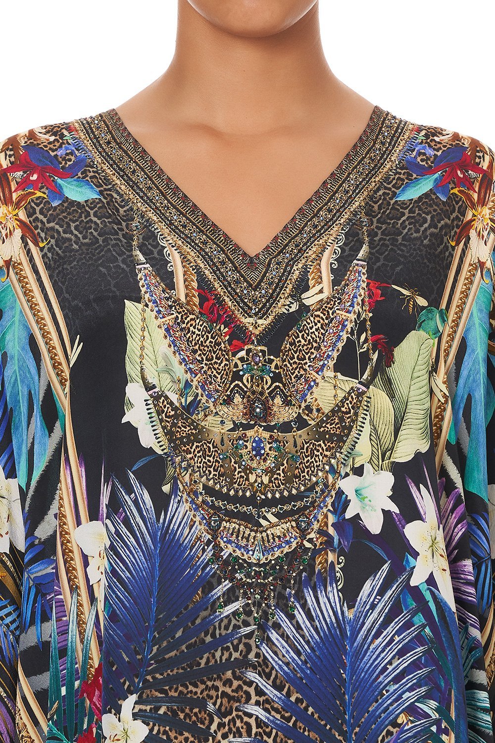 KAFTAN WITH BUTTON UP SLEEVES RAINBOW ROOM