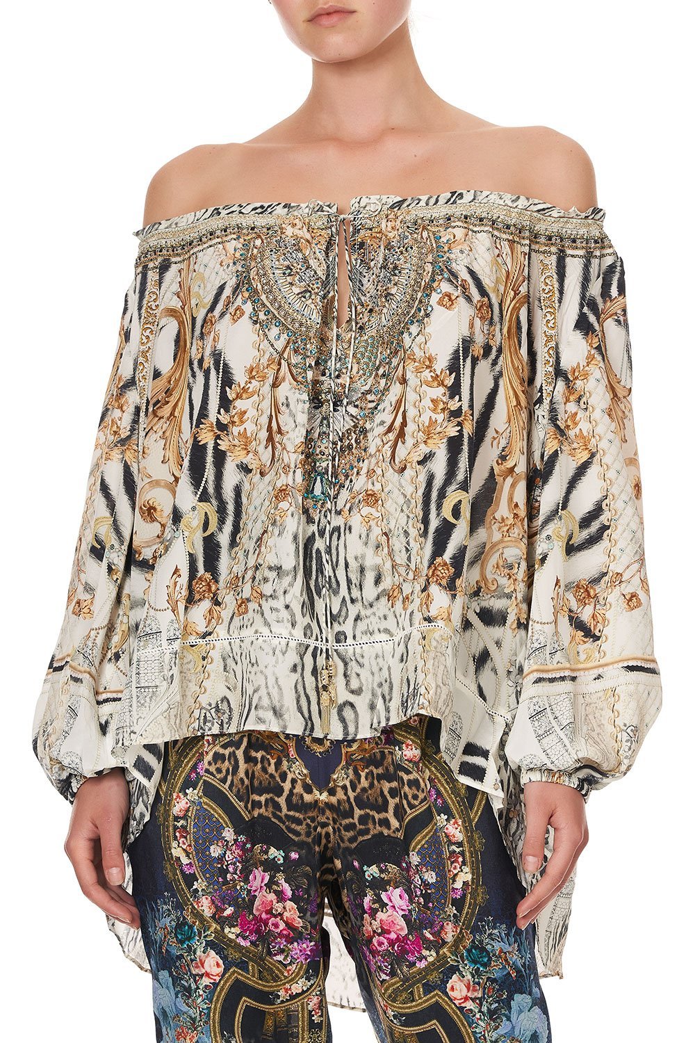 OFF THE SHOULDER BLOUSE GATES OF GLORY