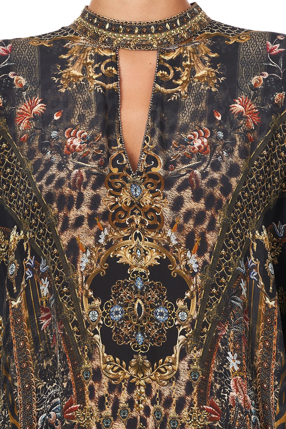 SHORT KAFTAN WITH HIGH NECK ABINGDON PALACE