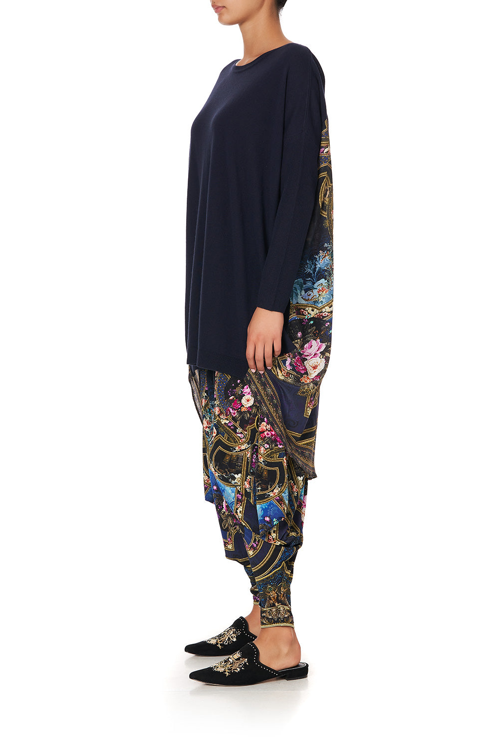 LONG SLEEVE JUMPER WITH PRINT BACK FIELDS OF TREASURE