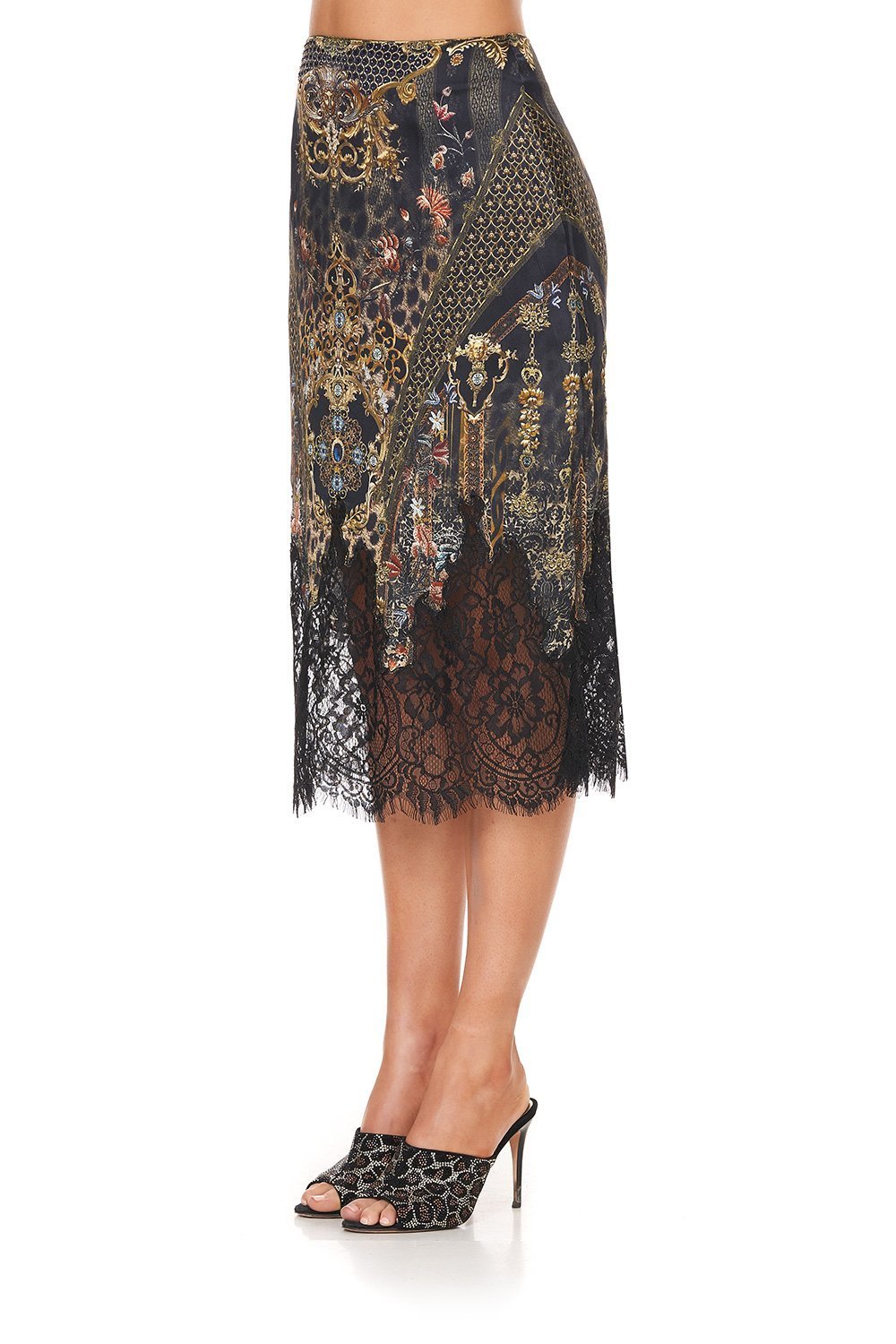 SLIP MIDI SKIRT ABINGDON PALACE