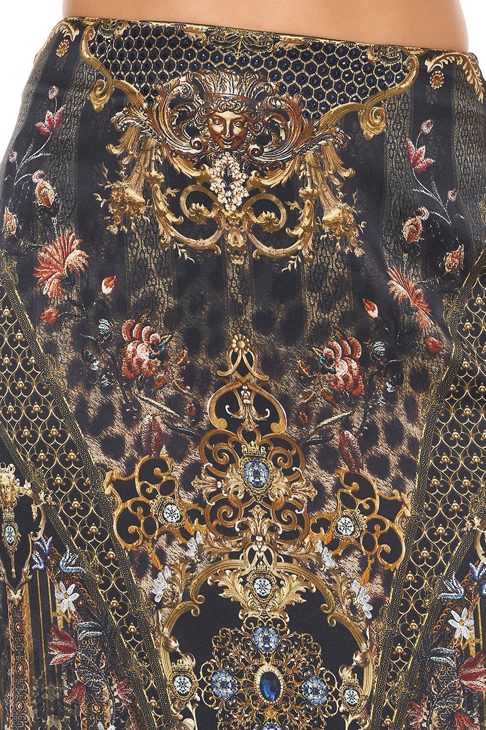 SLIP MIDI SKIRT ABINGDON PALACE