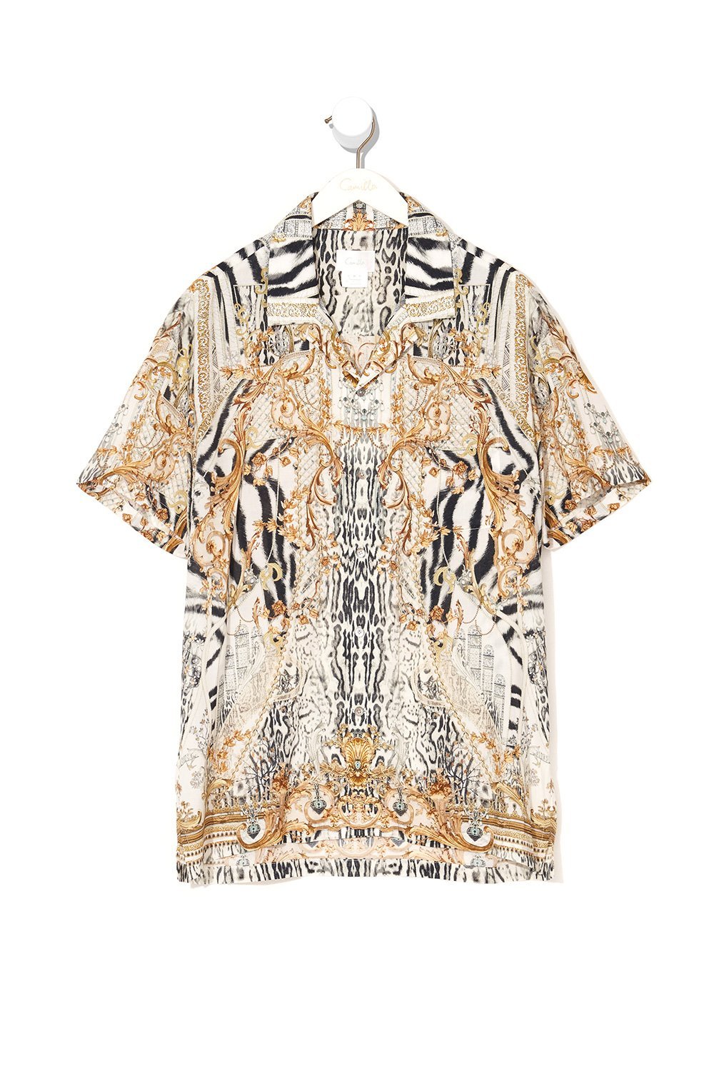 SHORT SLEEVE CAMP COLLARED SHIRT GATES OF GLORY