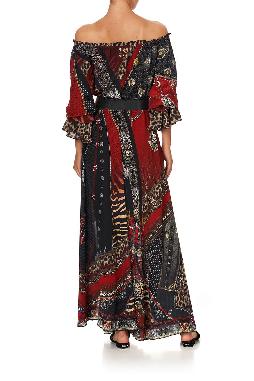 DROP SHOULDER SPLIT DRESS LONDON CALLING