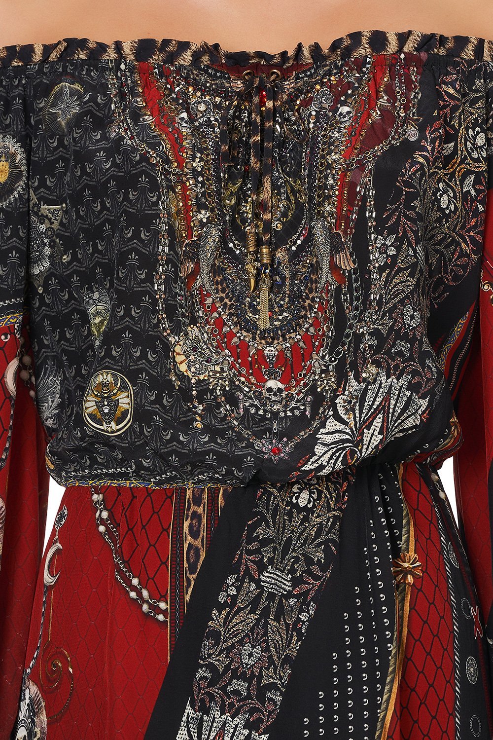 DROP SHOULDER SPLIT DRESS LONDON CALLING