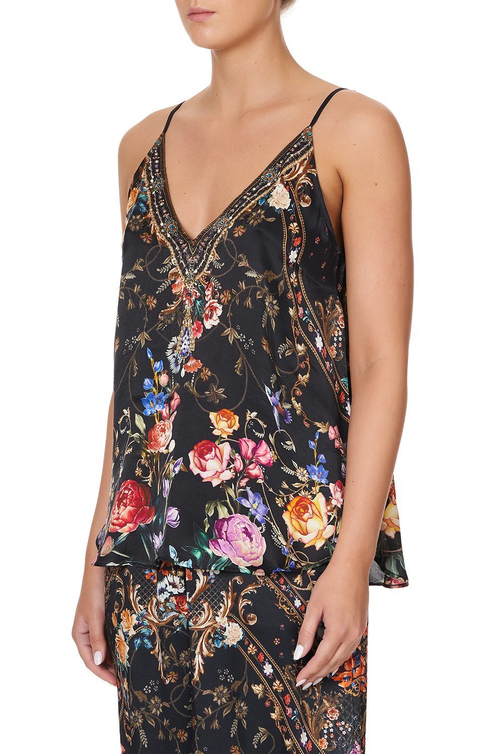 V NECK CAMI BLUSHING MANOR