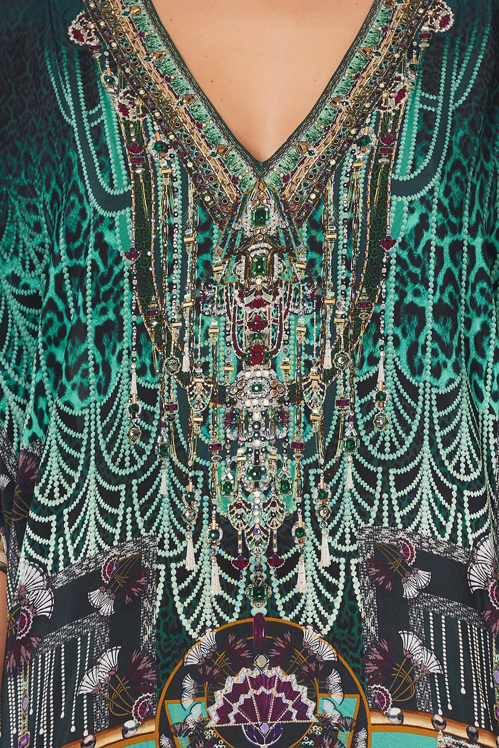 KAFTAN WITH BUTTON UP SLEEVES FITZGERALDS FLAPPER