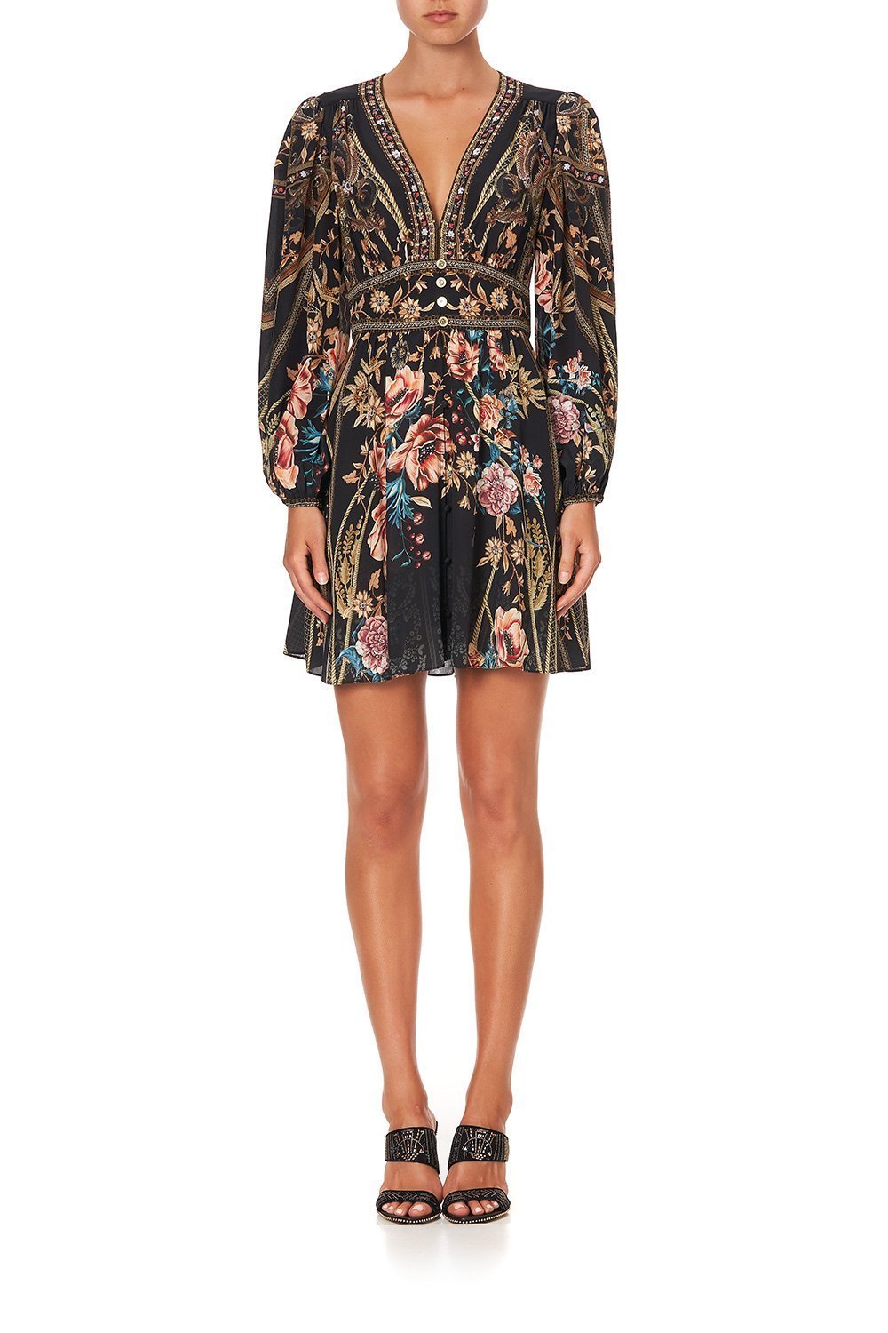 CURVED WAISTBAND SHORT DRESS BELLE OF THE BAROQUE