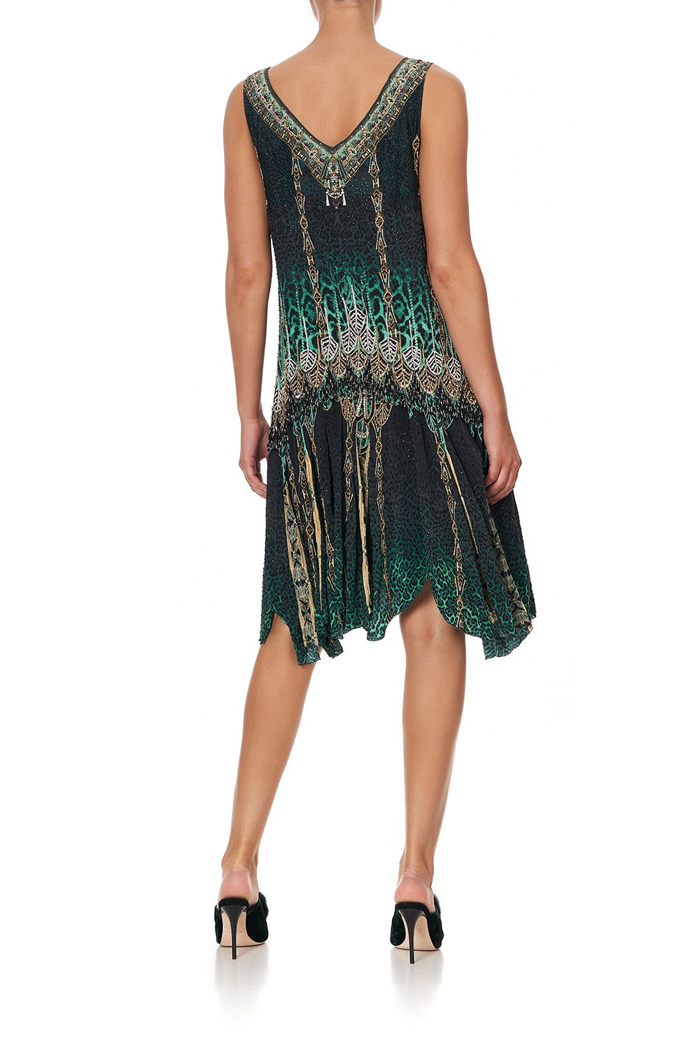 DROPPED WAIST PANELLED DRESS FITZGERALDS FLAPPER