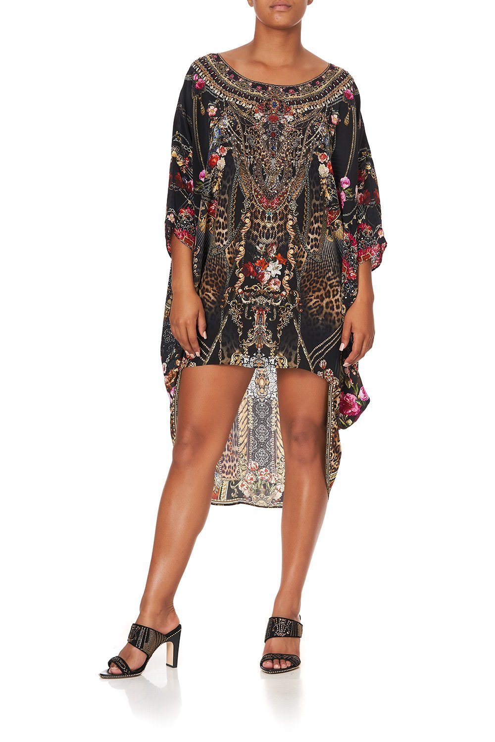 SCOOP BACK HEM DRESS GOTHIC GODDESS