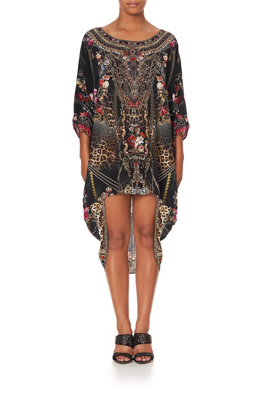 SCOOP BACK HEM DRESS GOTHIC GODDESS