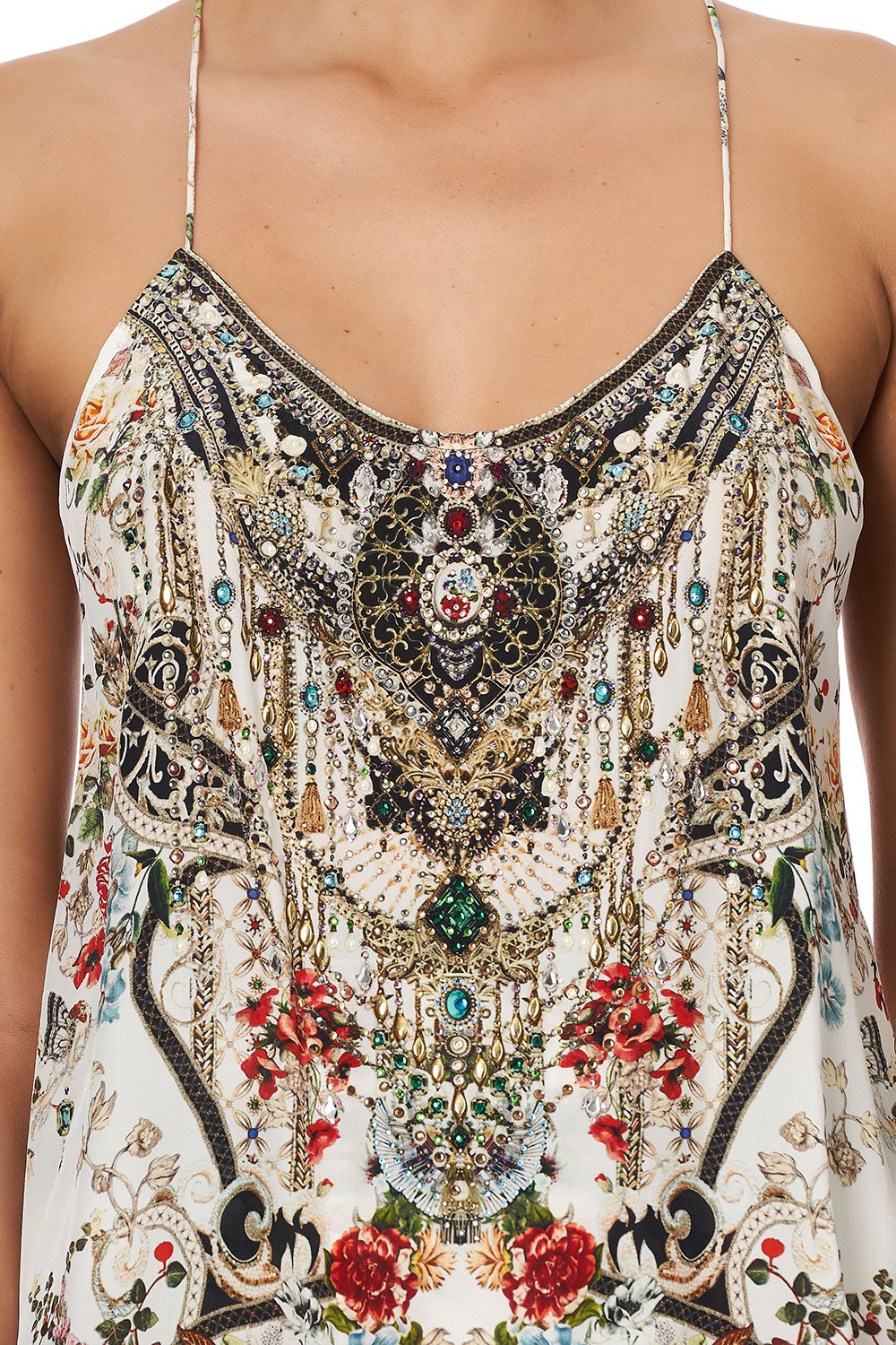 T BACK SHOESTRING TOP SHAKESPEARES GARDEN