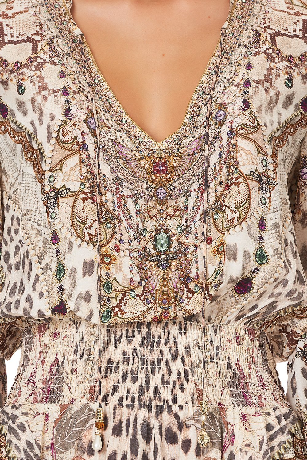 SHIRRED RELAXED SHORT DRESS ALL IS NOUVEAU