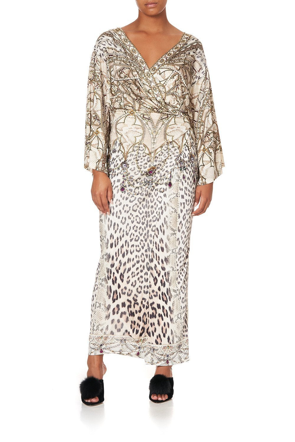 DRAPED WRAP DRESS ALL IS NOUVEAU