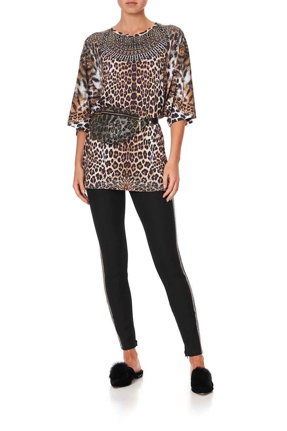 PONTE PANT WITH HARDWARE BELLE OF THE BAROQUE