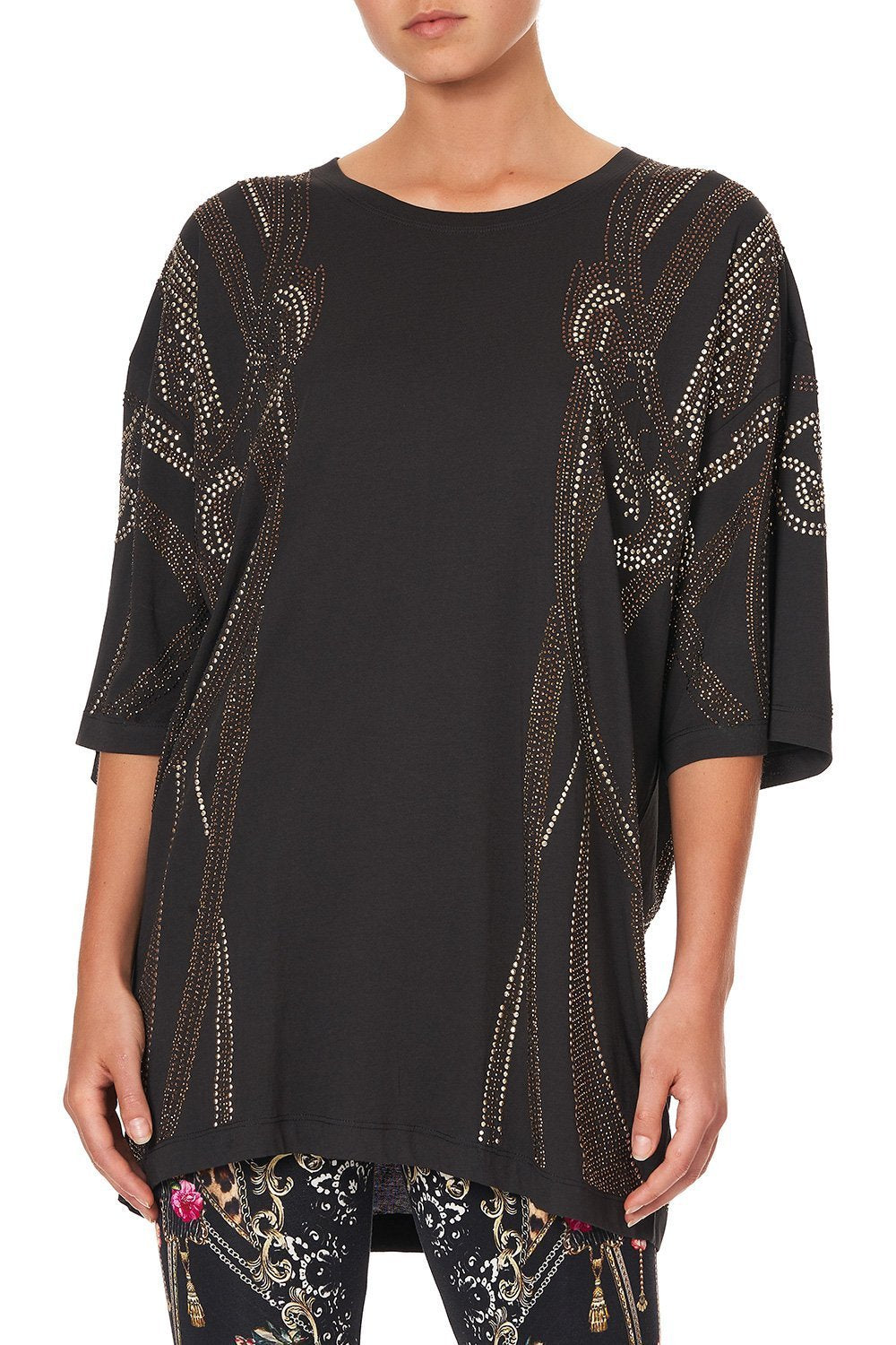 SUPER OVERSIZED TEE BELLE OF THE BAROQUE