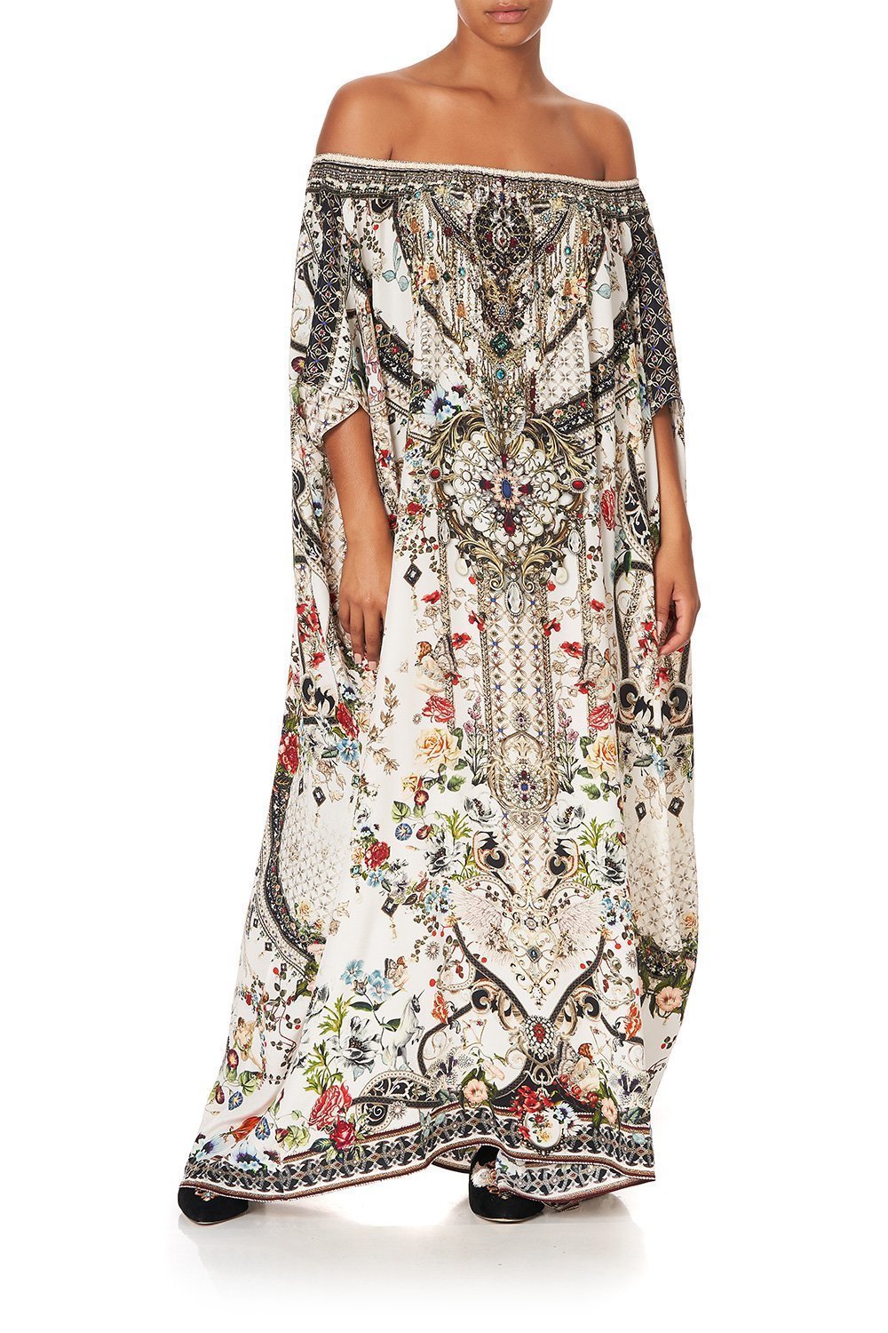 OFF SHOULDER KAFTAN SHAKESPEARES GARDEN