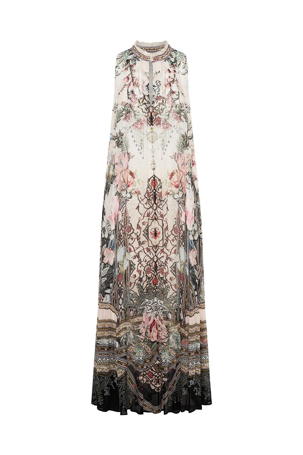 HIGH NECK KEYHOLE DRESS ROMANCE IS BORN