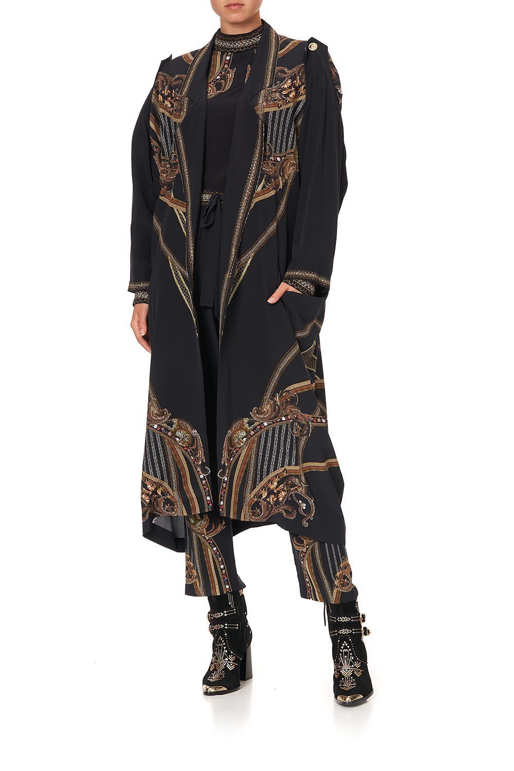RELAXED PANEL COAT BELLE OF THE BAROQUE