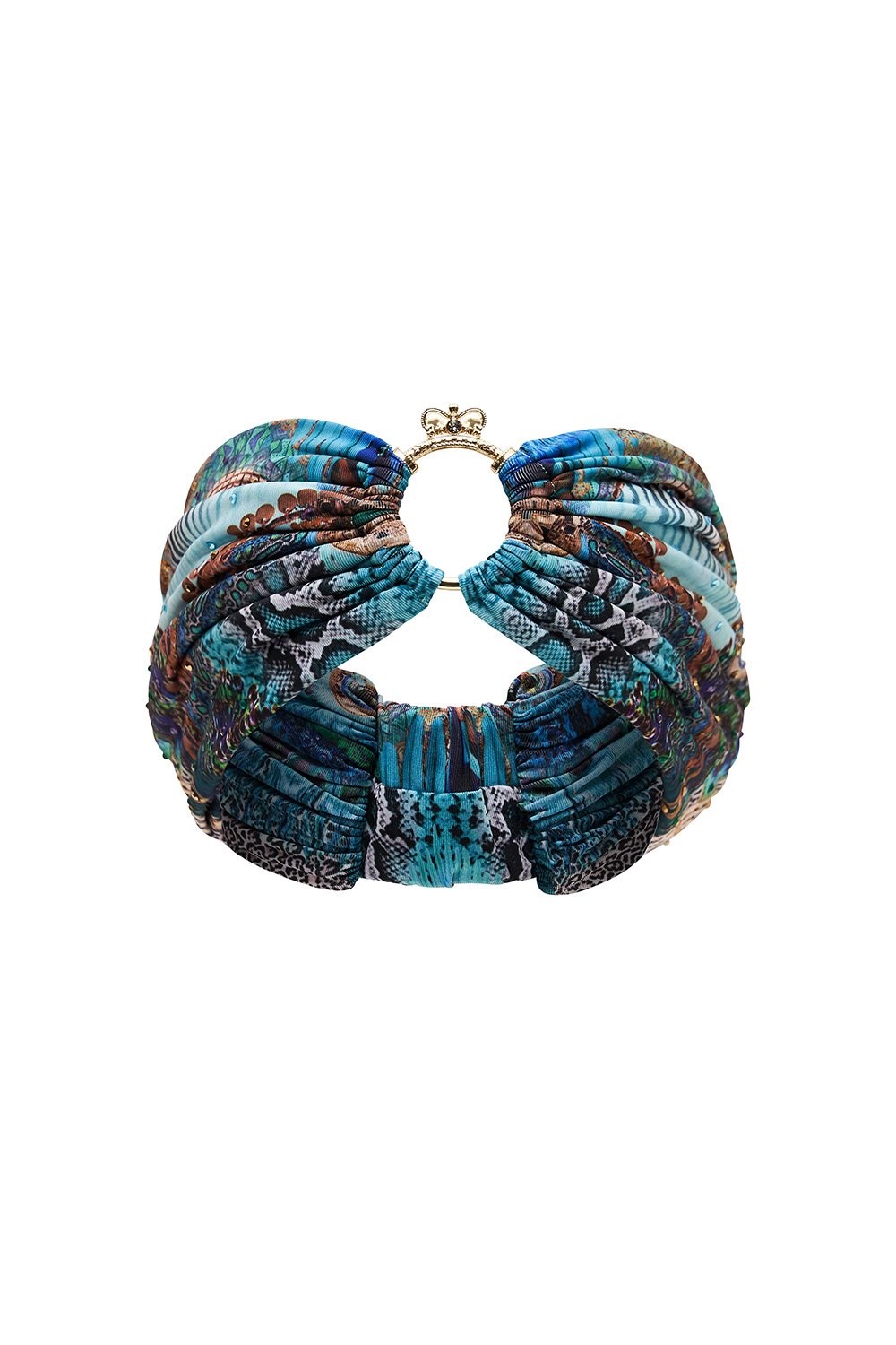 KNIT BUCKLE HEADBAND TEMPLE TEMPTRESS