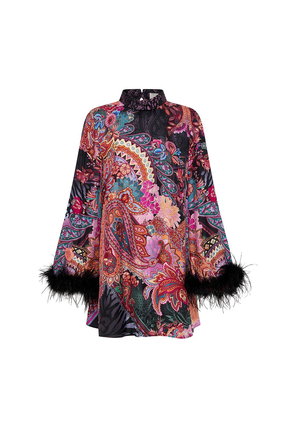 LONG SLEEVE SWING DRESS SWINGING SIXTIES