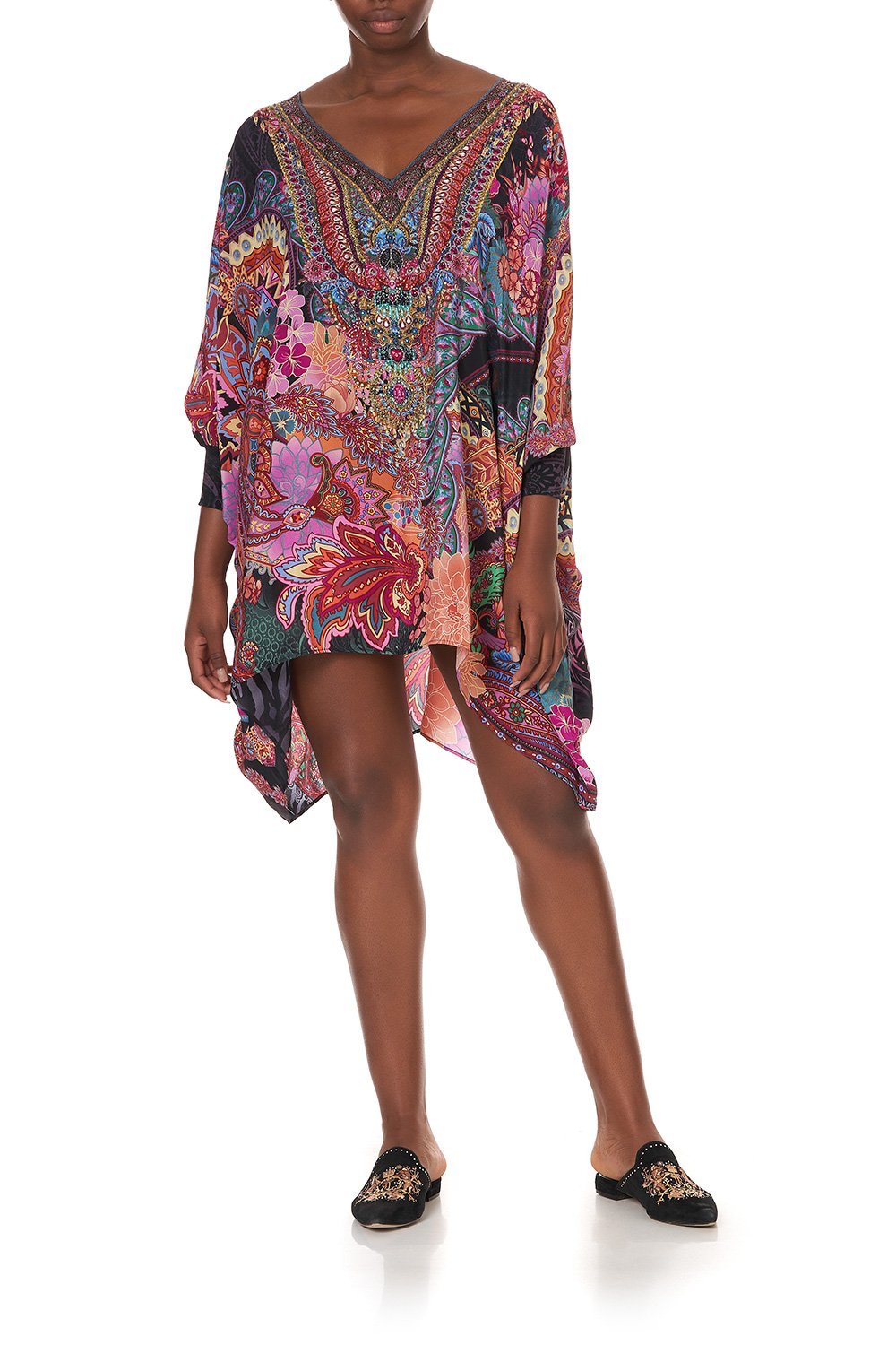 SHORT KAFTAN WITH CUFF SWINGING SIXTIES