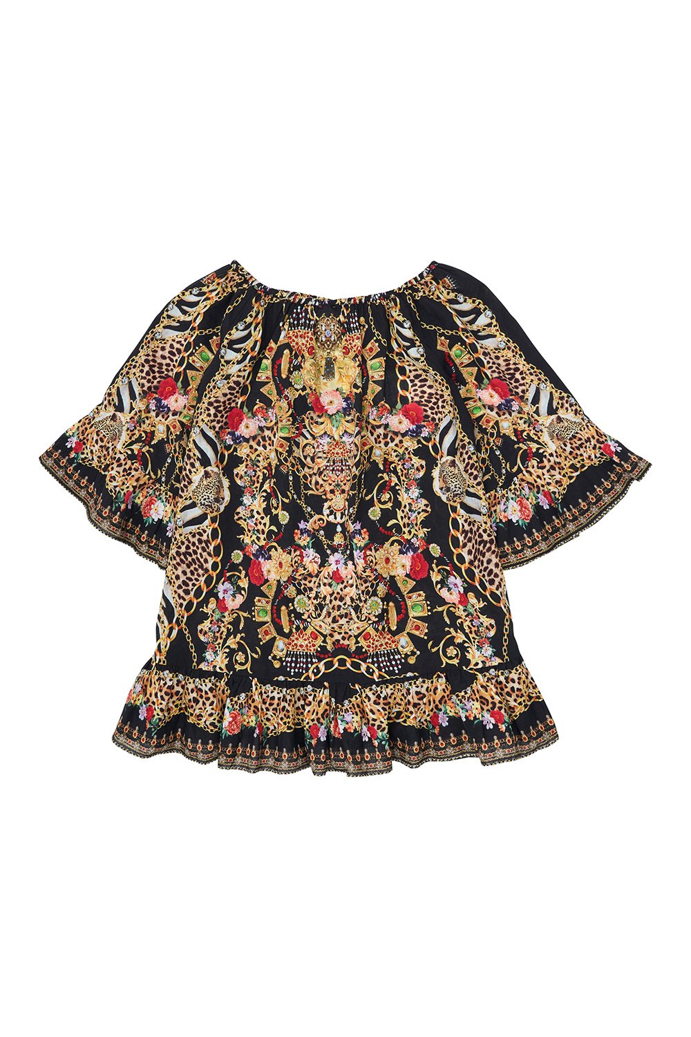 KIDS A-LINE FRILL DRESS 12-14 A NIGHT IN THE 90S