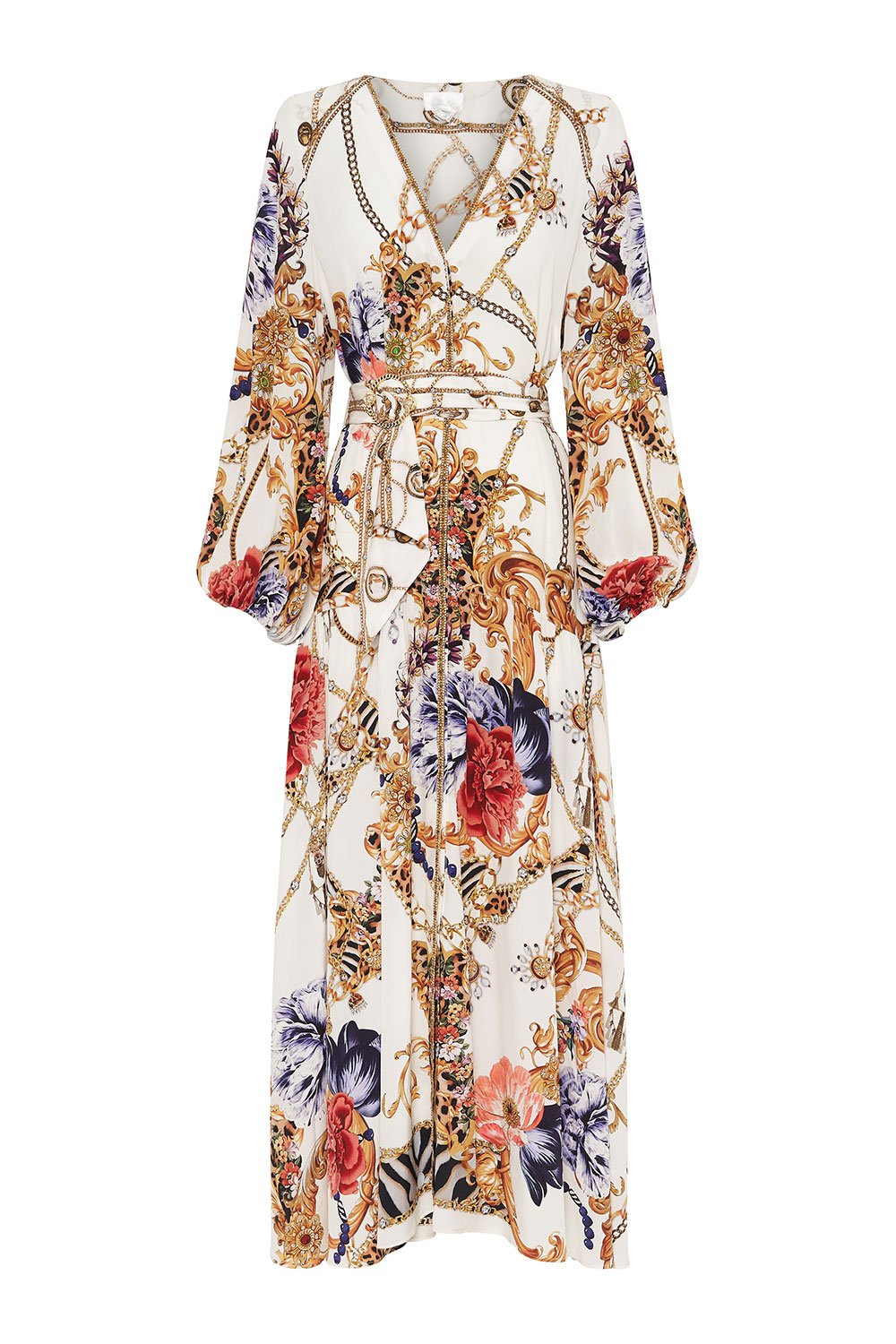 BELTED BLOUSON DRESS REIGN SUPREME