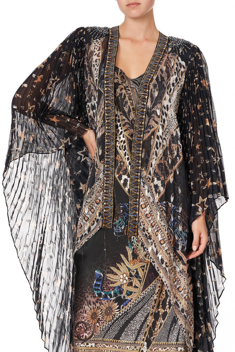 LAYER WITH PLEATED SLEEVE LADY STARDUST