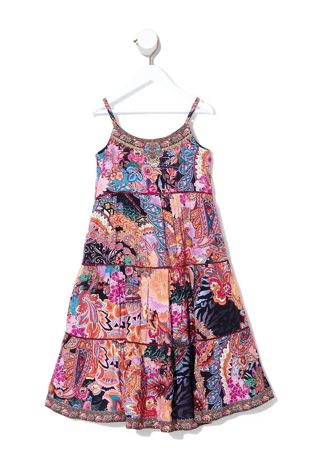 KIDS HIGH LOW HEM DRESS 4-10 MAYFAIR MARY