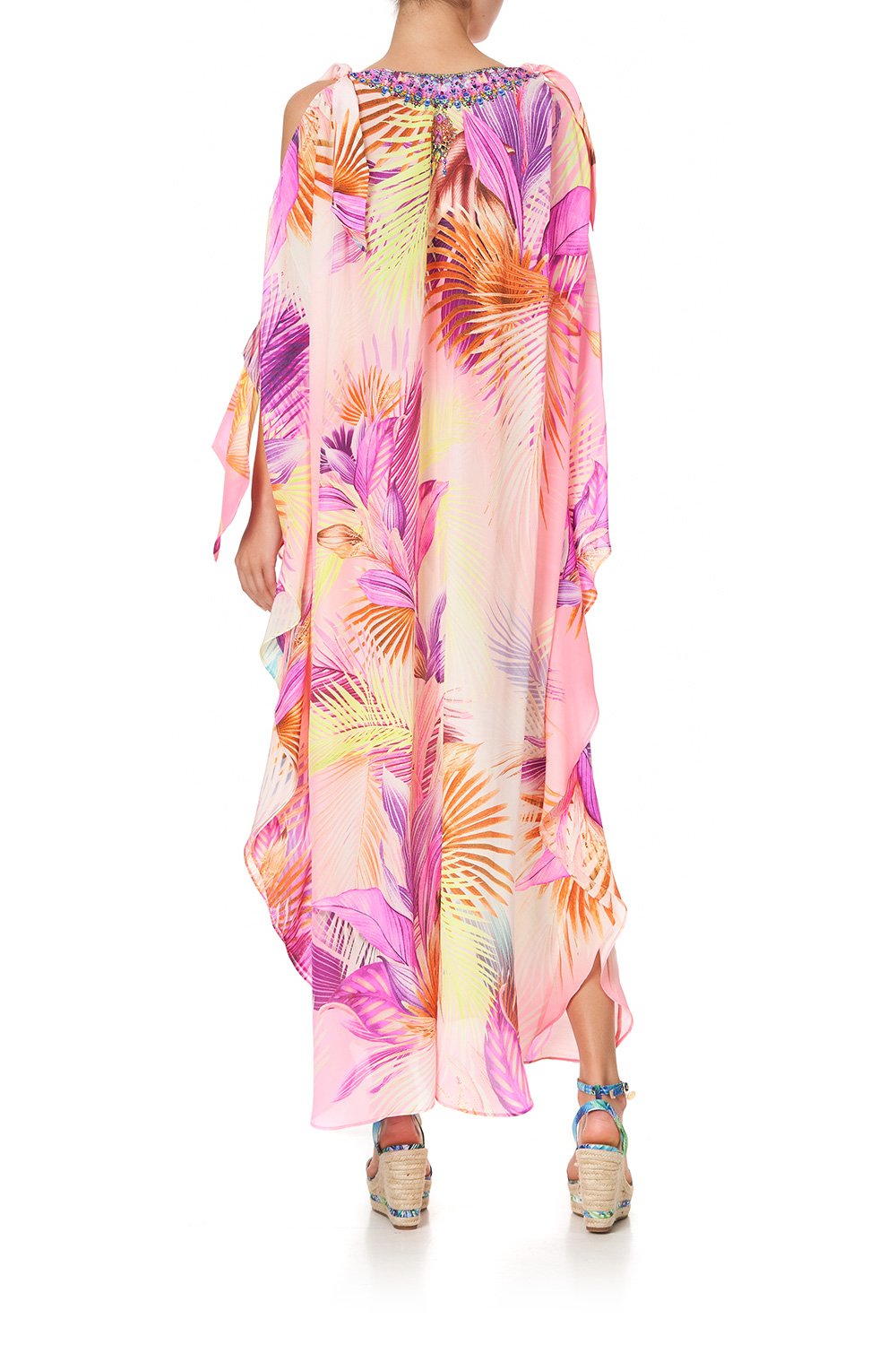 SCARF TIE KAFTAN SOUTH BEACH SUNRISE