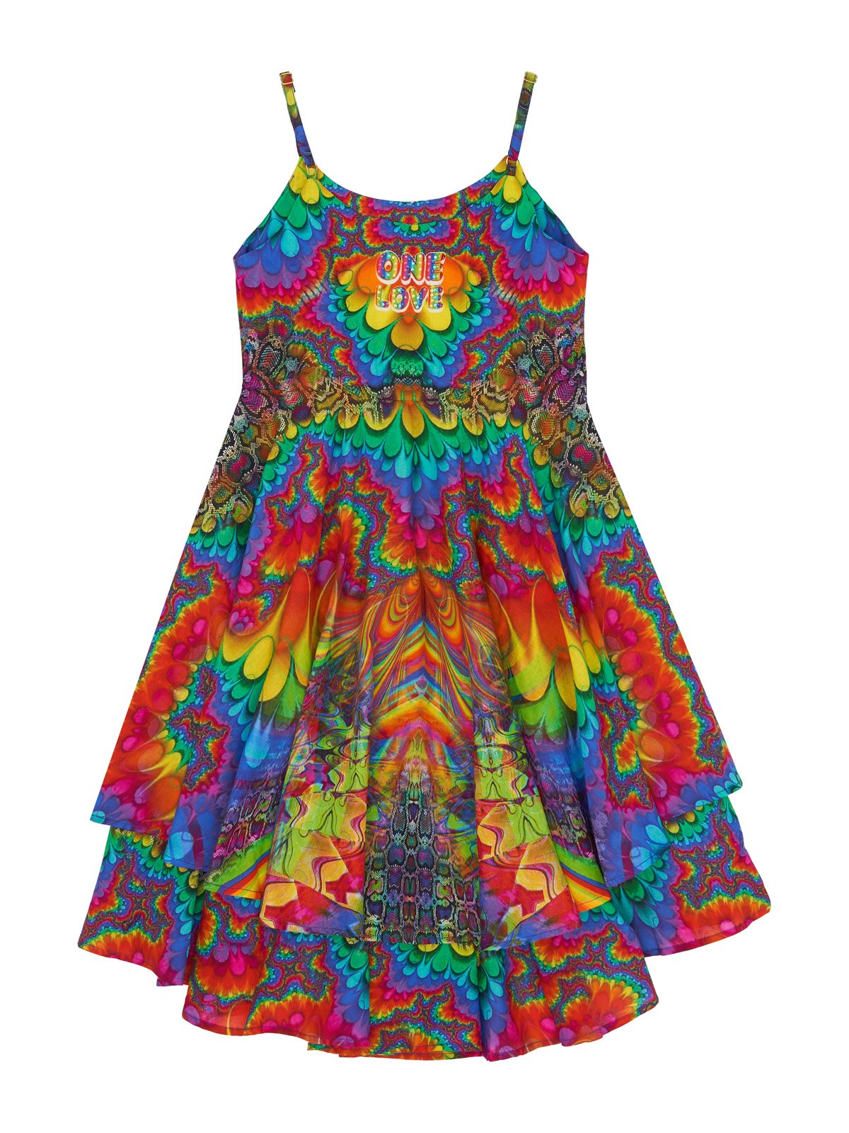 KIDS LAYERED DRESS 12-14 COMING DOWN FROM COSMOS