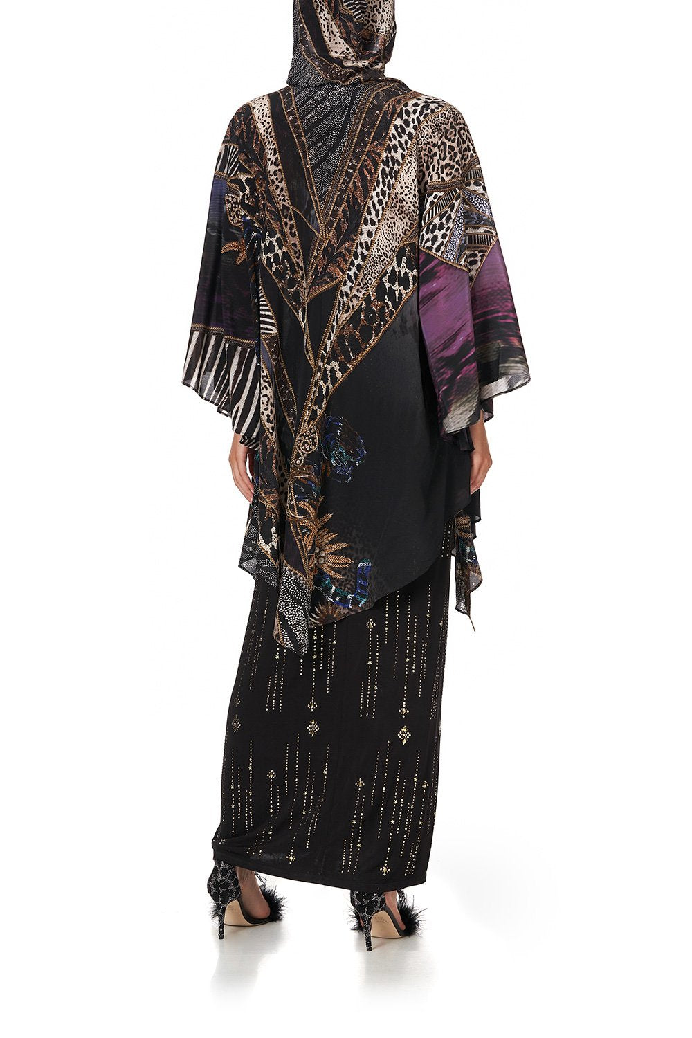 SHAPED HEM LAYER WITH HOOD LADY STARDUST