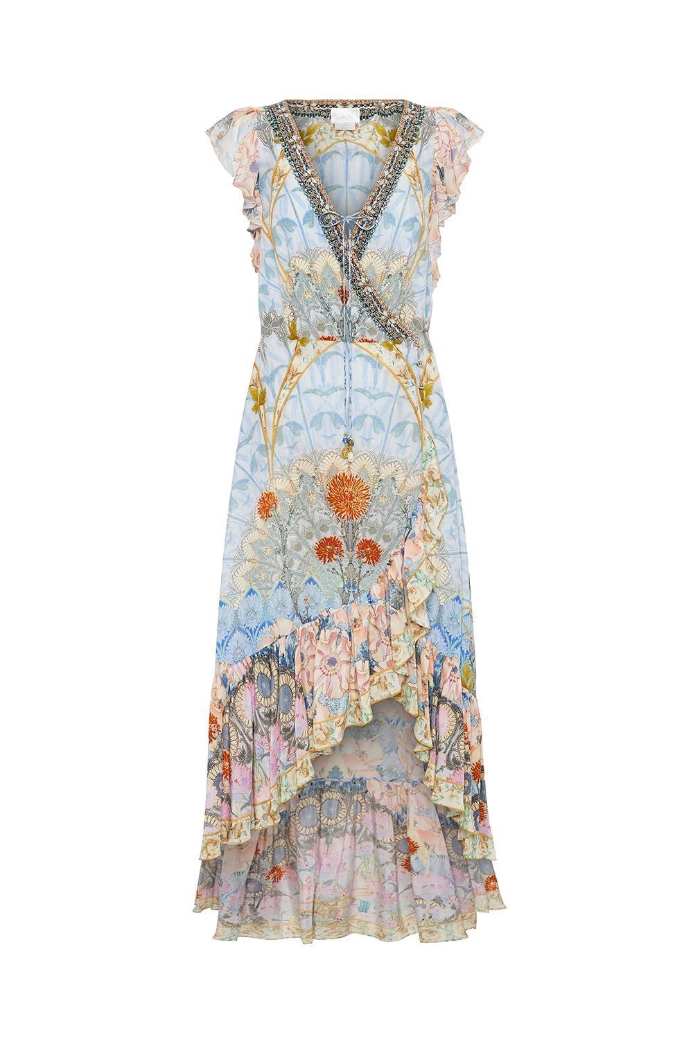 RUFFLE WRAP DRESS MORRIS MUSE