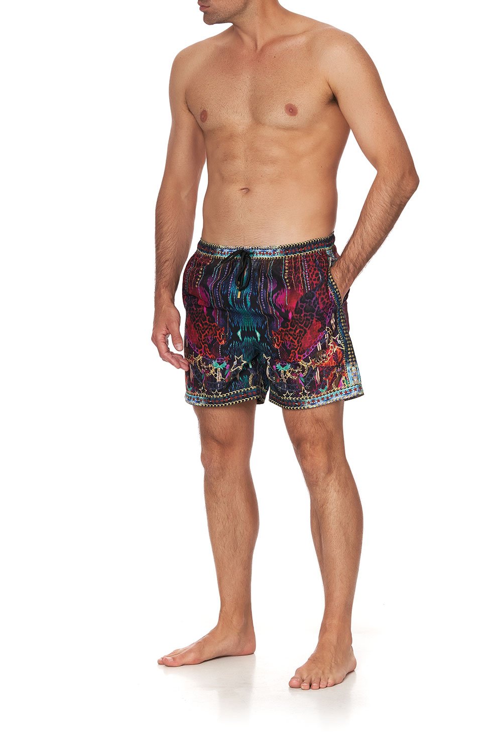 ELASTIC WAIST BOARDSHORT ROCKET WOMAN