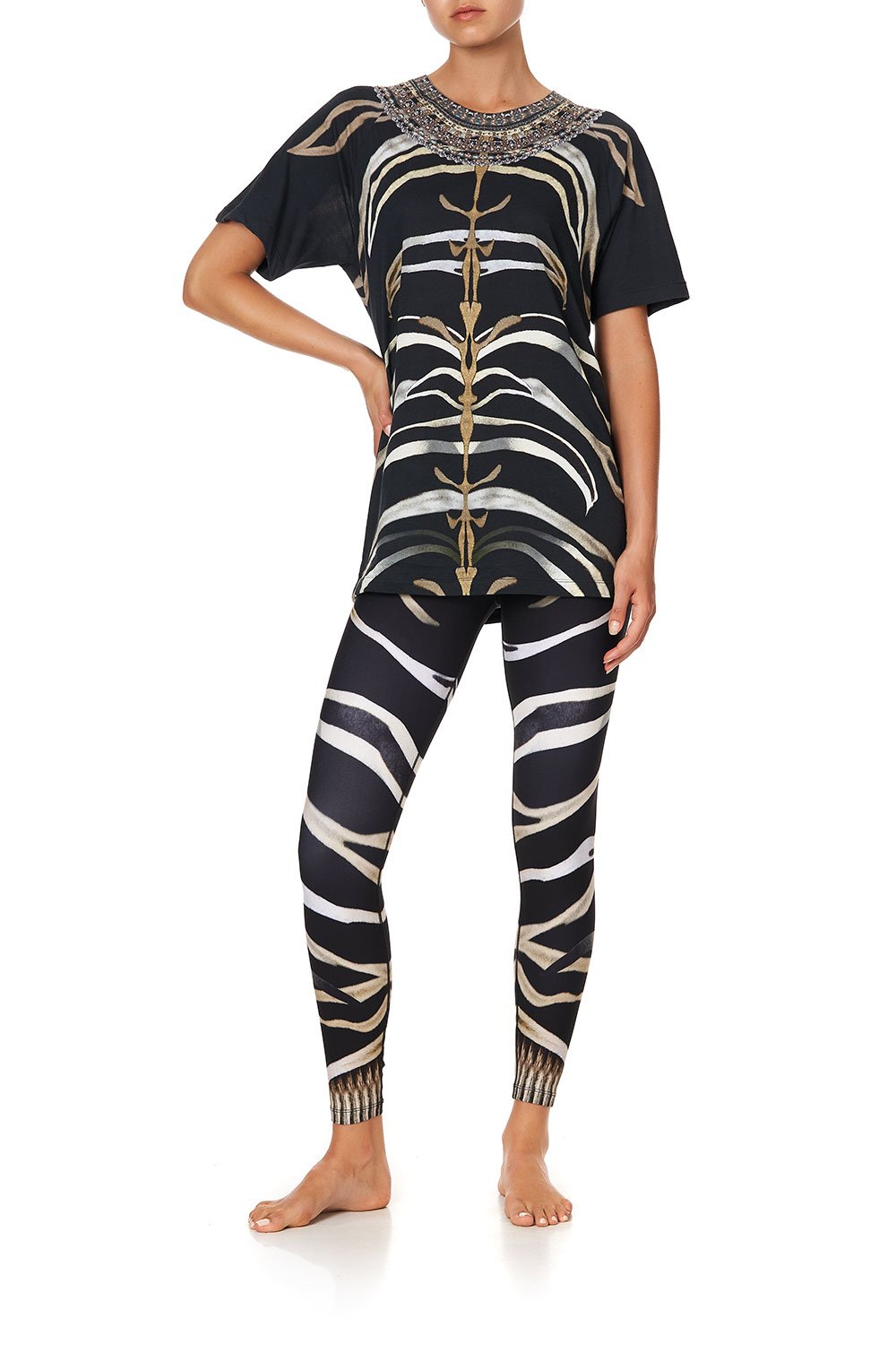 RAGLAN TEE ZEBRA CROSSING