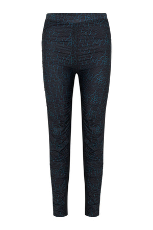 JERSEY RUCHED LEGGINGS FITZGERALDS FLAPPER