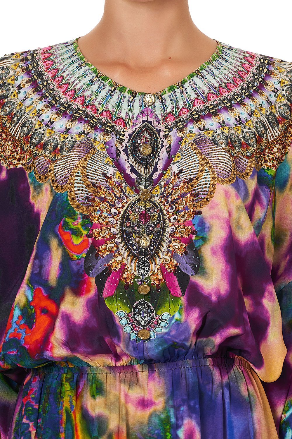 SPLIT POCKET DRESS ACID ABBEY