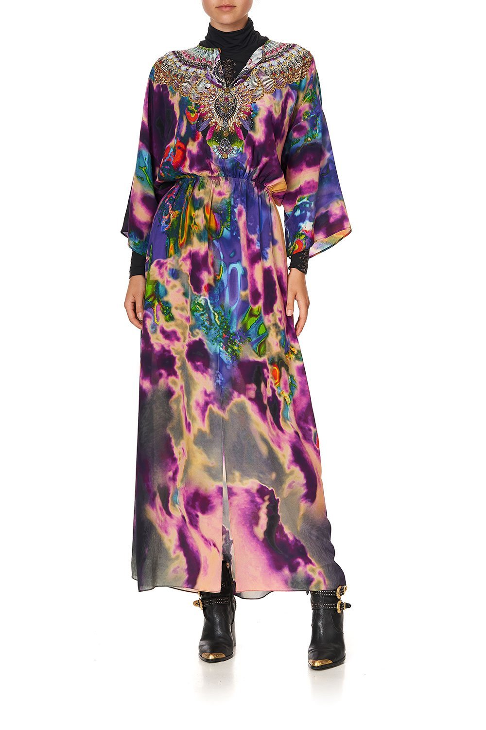 SPLIT POCKET DRESS ACID ABBEY