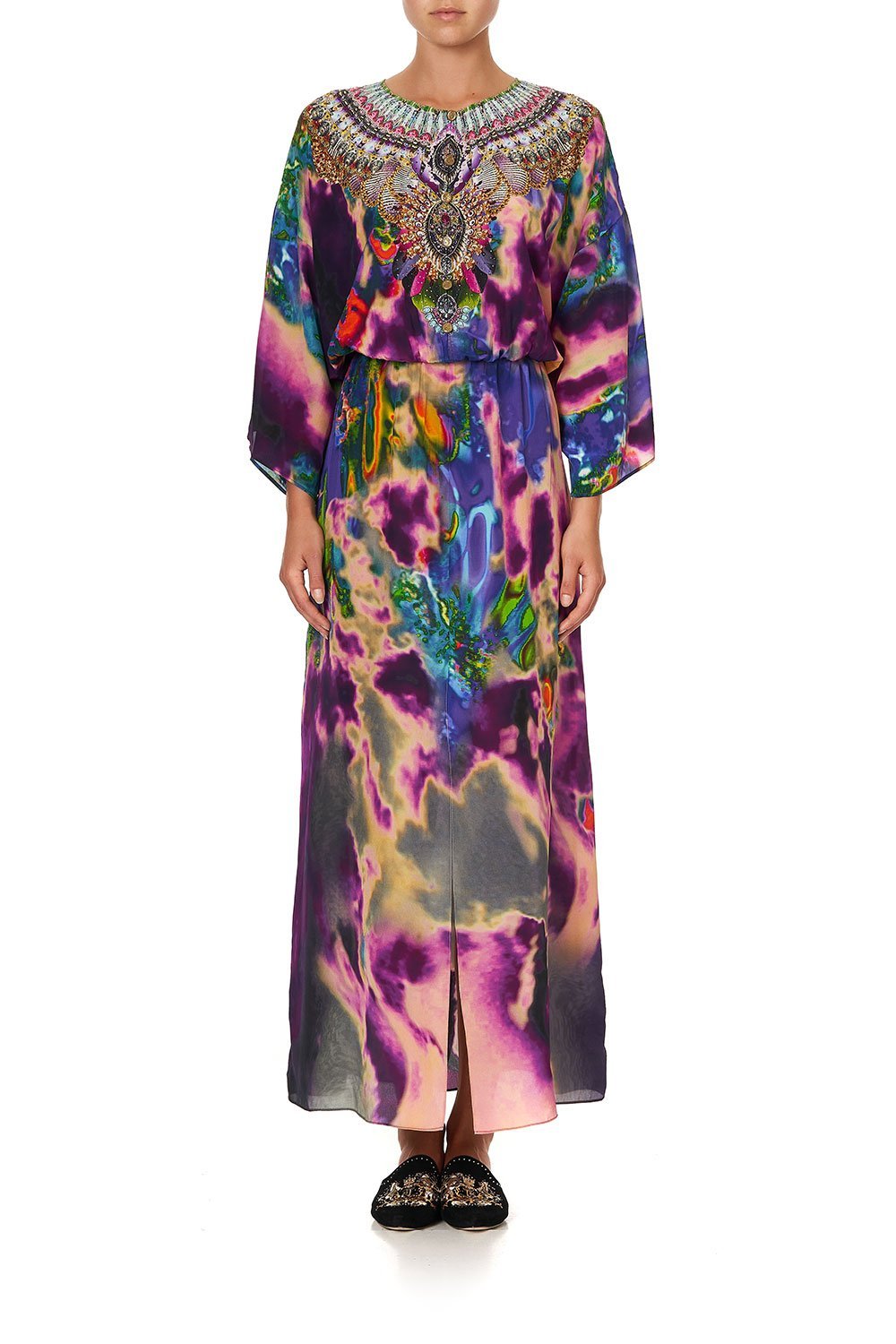 SPLIT POCKET DRESS ACID ABBEY