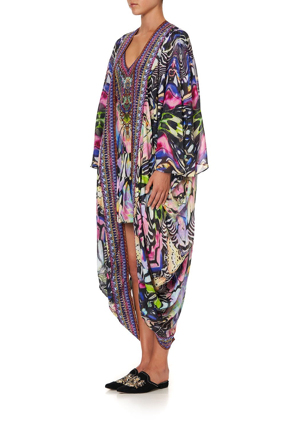 LONGE SLEEVE LONG CAPE TRANCE TEMPTATION