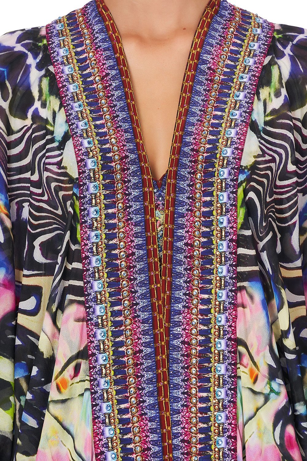 LONGE SLEEVE LONG CAPE TRANCE TEMPTATION