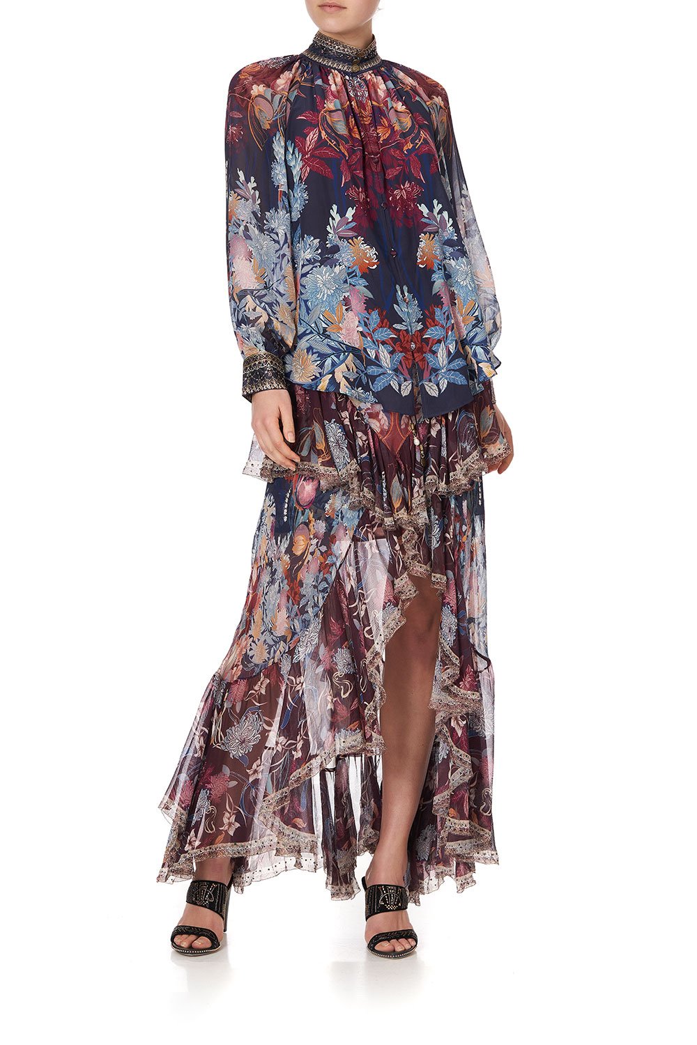 RAGLAN BUTTON UP SHIRT NOUVEEU NIGHTS