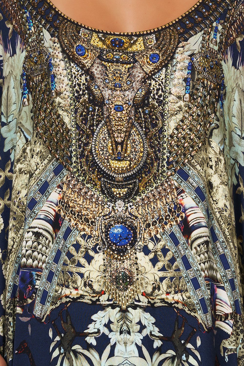 ROUND NECK KAFTAN A LITTLE PAST TWILIGHT