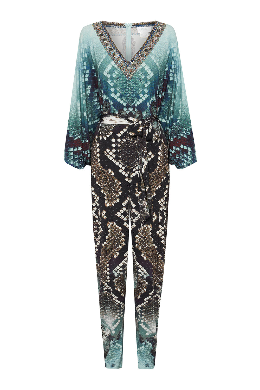 JERSEY BAT SLEEVE JUMPSUIT PREY