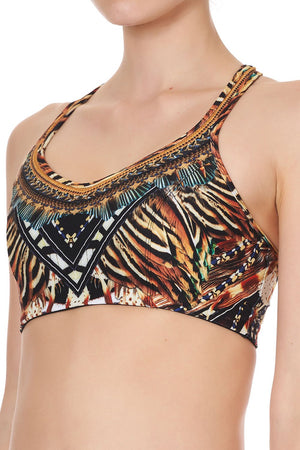 PANELLED ACTIVE BRA LOST PARADISE